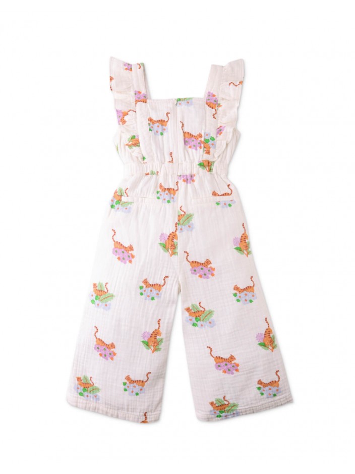 Ivana Jumpsuit In Tiger Print