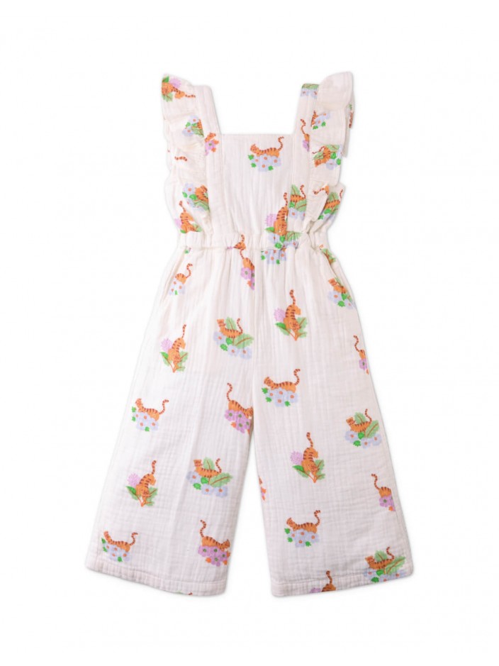 Ivana Jumpsuit In Tiger Print