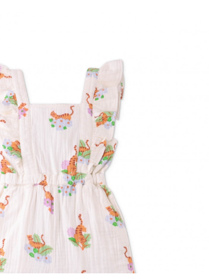 Ivana Jumpsuit In Tiger Print