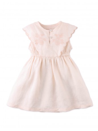 Baby & Toddler Girls' Daphne Dress With Scallop Details
