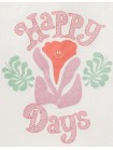 Janis Tee With Happy Days Print