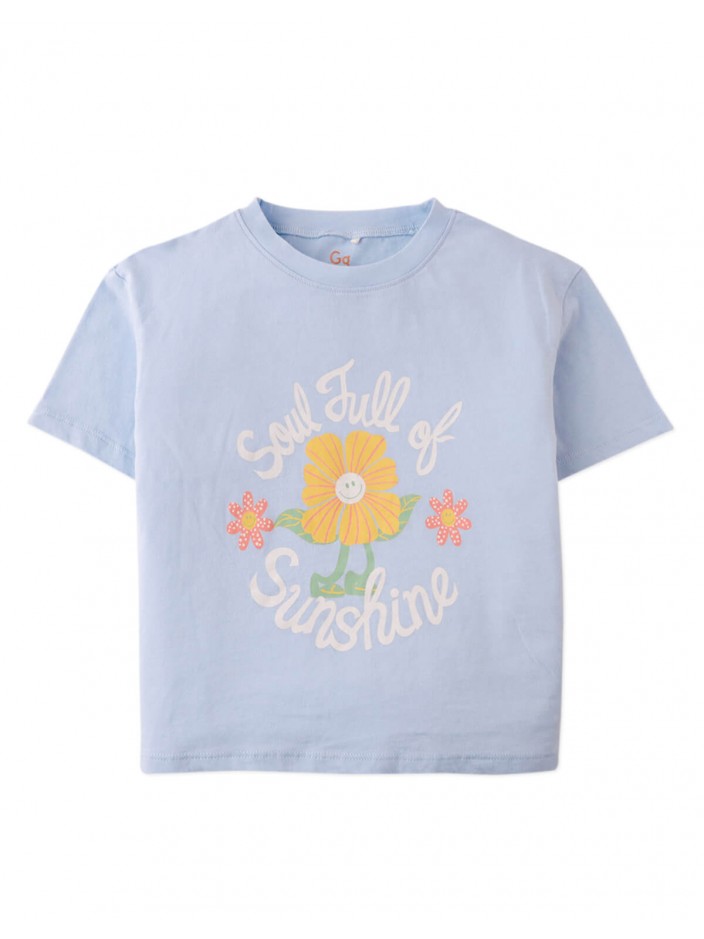 Linda Tee With Soul Full Of Sunshine Print