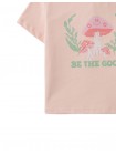 Linda Tee With Mushroom Print