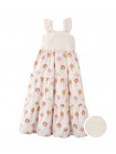 Skylar Knitted Bodice Printed Tiered Maxi Dress