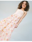 Skylar Knitted Bodice Printed Tiered Maxi Dress