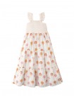 Skylar Knitted Bodice Printed Tiered Maxi Dress