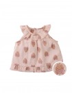 Baby Carmit Printed Cotton Blouse With Ruffles