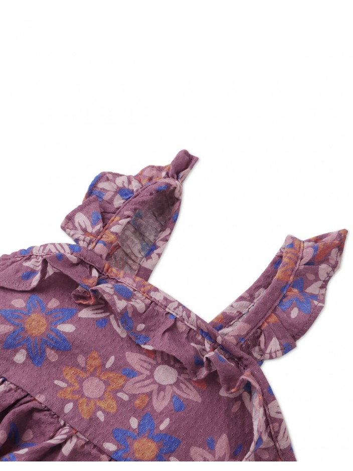 Baby Normani Dress With Knots & Ruffles