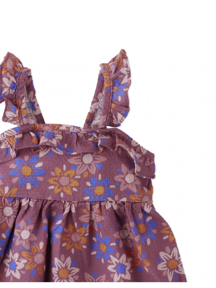 Baby Normani Dress With Knots & Ruffles