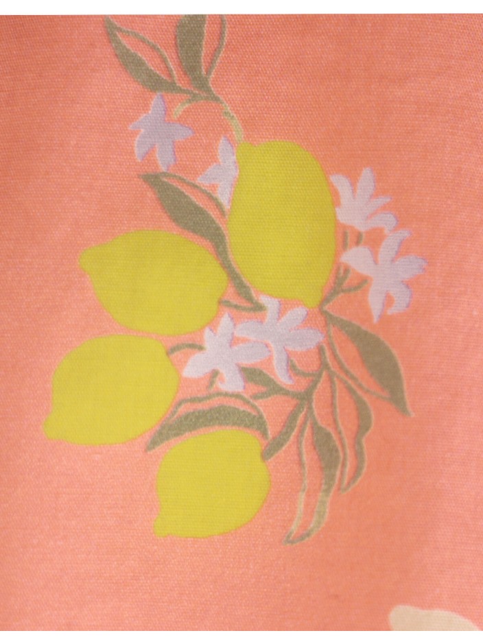 Josette Dress with a Ribbed Top, Ruffle Strap Sleeves, and Shirred Bottom.