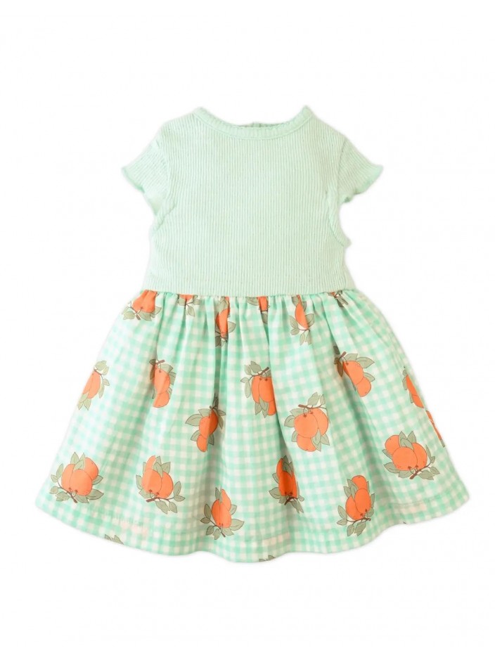 Baby Jessie Pointelle Top & Poplin Dress