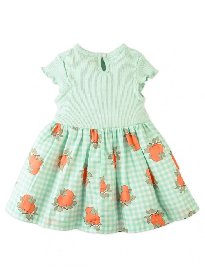 Baby Jessie Pointelle Top & Poplin Dress