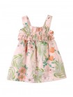 Baby Kimiko Printed A-Line Dress with Adjustable Straps