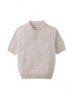 Bob Crochet-Like Knit Polo Shirt