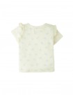 Baby Celine All-over Print T-Shirt with Ruffles