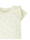 Baby Celine All-over Print T-Shirt with Ruffles