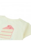 Baby Sandy T-Shirt with Cake Print
