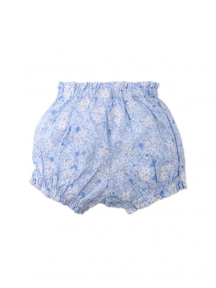 Baby Frances Printed Bloomers with Embroidery and Buttons