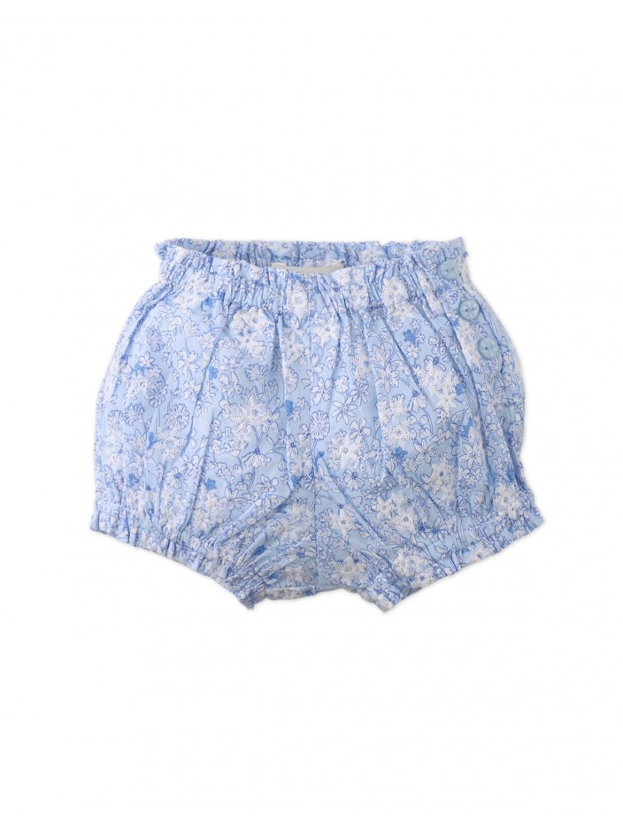 Baby Frances Printed Bloomers with Embroidery and Buttons