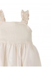 Baby Cristina Dress with Ruffle Sleeves, Knitted Bodice, and Bubble Skirt