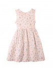 Jackie Printed Pointelle Dress with Ruffle Details