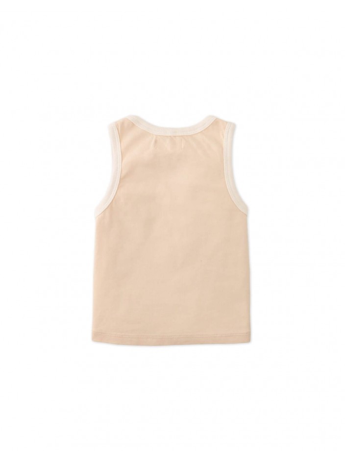Baby Dwayne Ringer Tank Top with Front Pocket
