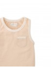 Baby Dwayne Ringer Tank Top with Front Pocket