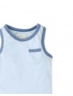 Baby Dwayne Ringer Tank Top with Front Pocket