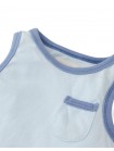 Baby Dwayne Ringer Tank Top with Front Pocket