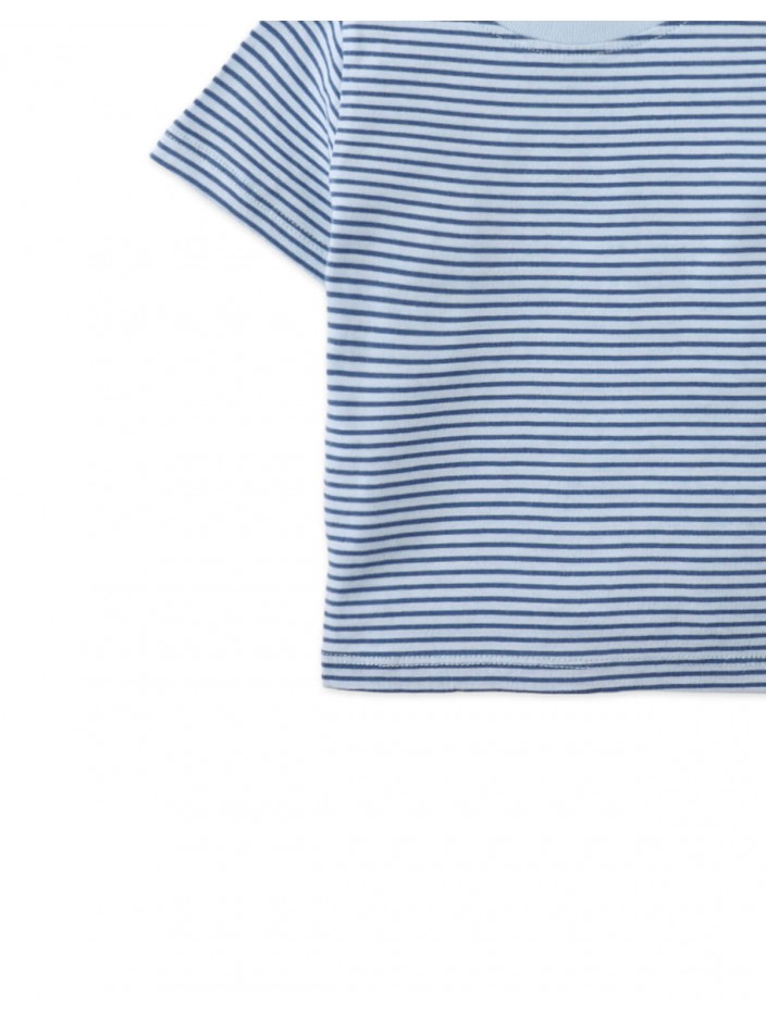 Baby JaVale Jersey Striped Tee