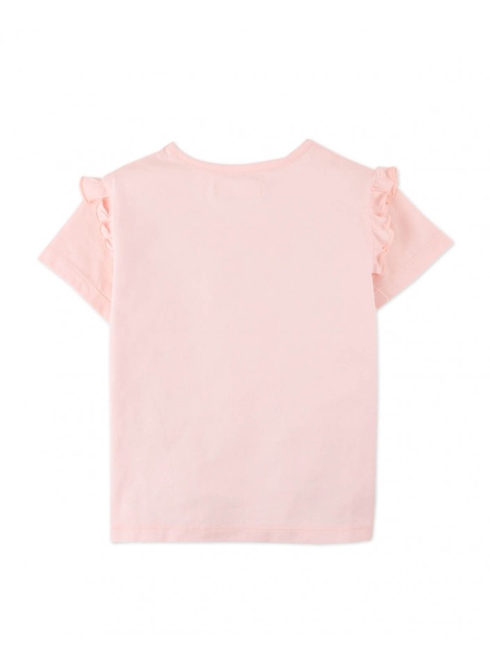 Meghan T-Shirt with Ruffles and Heart Detail