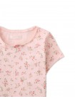 Dara All-over Print Top with Lace and Rosette Details