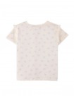 Celine All-over Print T-Shirt with Ruffles