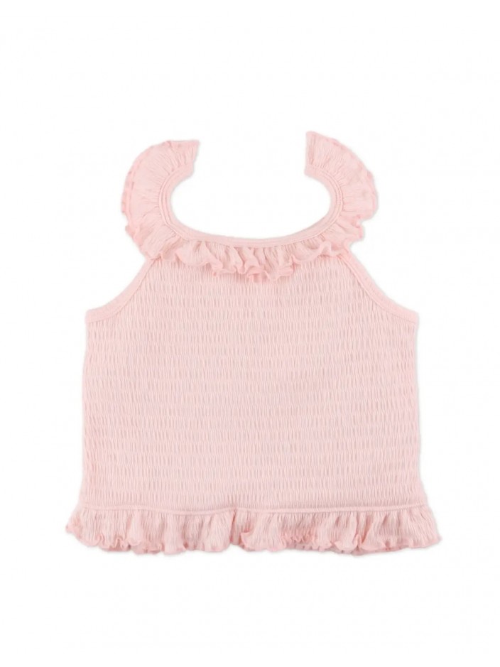 Teresa Smocked Top with Ruffles