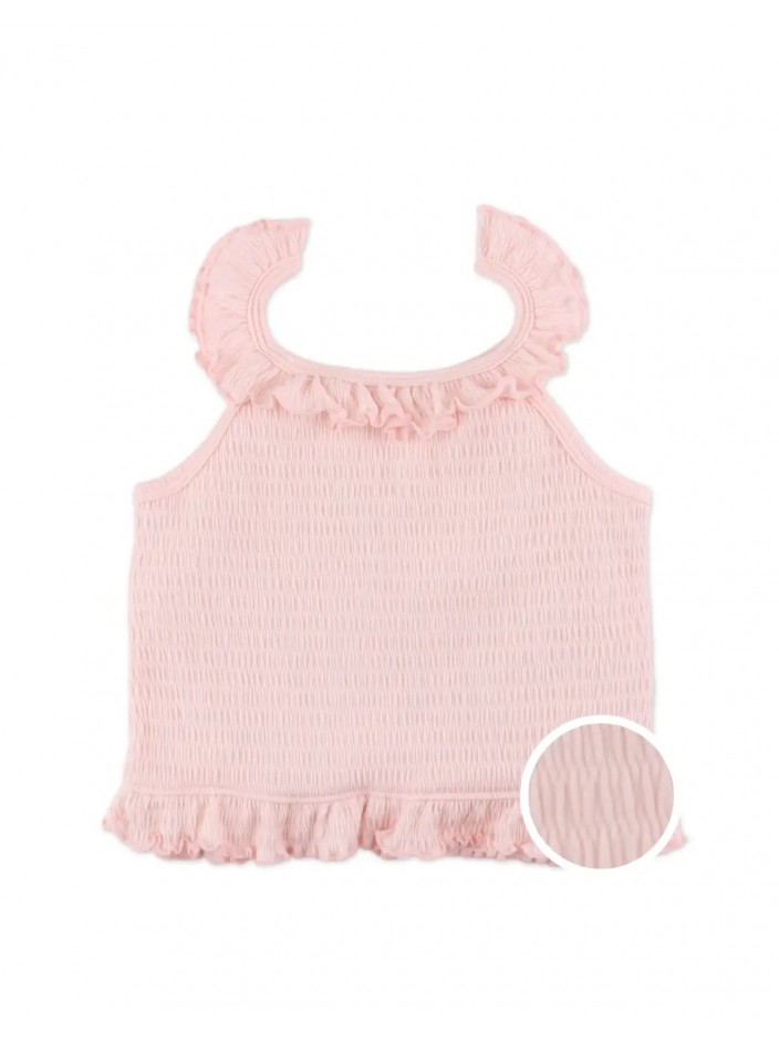 Teresa Smocked Top with Ruffles
