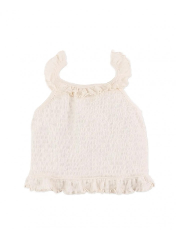 Teresa Smocked Top with Ruffles