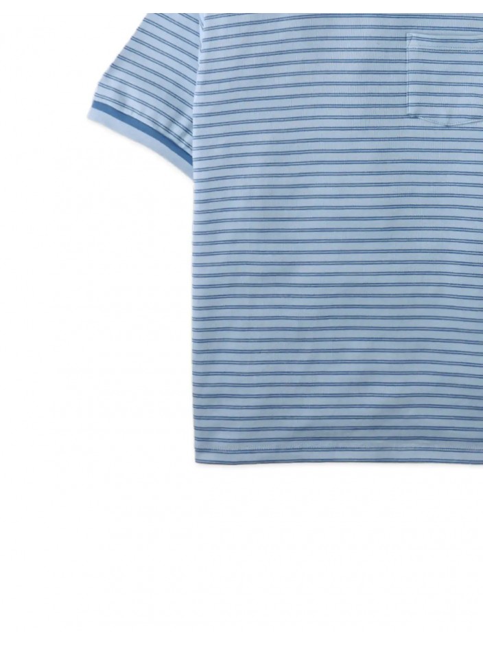 DeMarcus Ribbed Jersey Stripe Tee