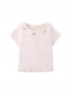 Baby Janna Ribbed Top with Embroidered Collar