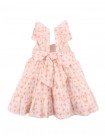 Baby Naafiri Printed Tiered Dress with Bow on the Back