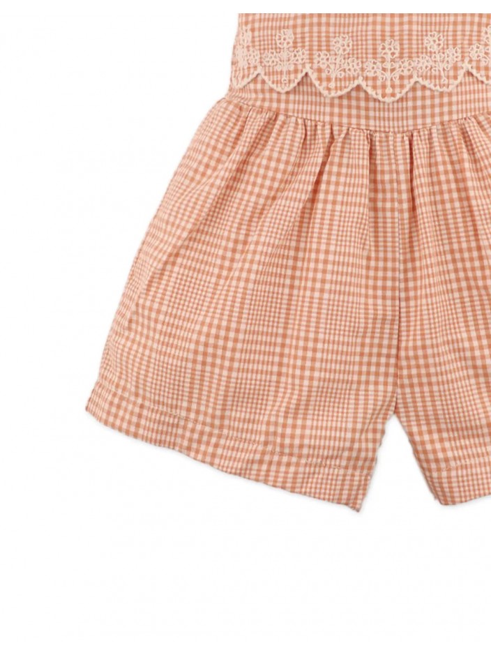 Baby Nidalee Playsuit with Lace Bib