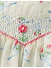 Baby Lillia Printed Skirt with Smocking and Embroidery