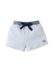 Baby Willis Pull-On Shorts with Ribbed Details
