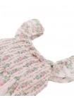 Loriel Smocked Maxi Dress with Ruffle Sleeves