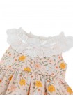 Baby Fiora Printed Dress with Embroidered Ruffles