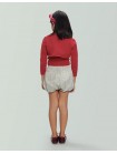 Dominique Knitted Cardigan with Bows