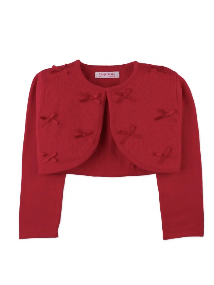 Dominique Knitted Cardigan with Bows