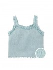 Gigi Fully Smocked Tank Top with Set-in Ruffles