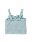 Gigi Fully Smocked Tank Top with Set-in Ruffles