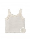 Gigi Fully Smocked Tank Top with Set-in Ruffles