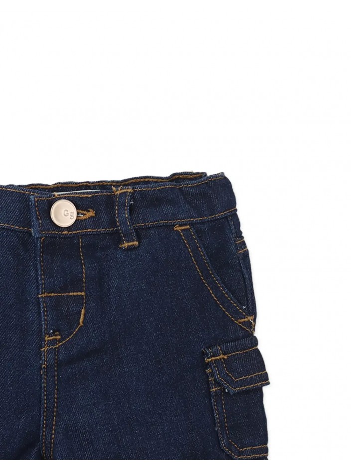 Baby Kyrie Dark Wash Denim Shorts